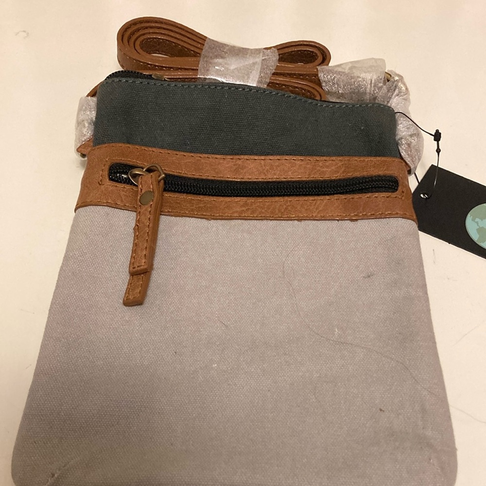 Stylish Gray and Tan Women's Bag